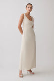 Anisa Scoop Neck Maxi Dress Stripe