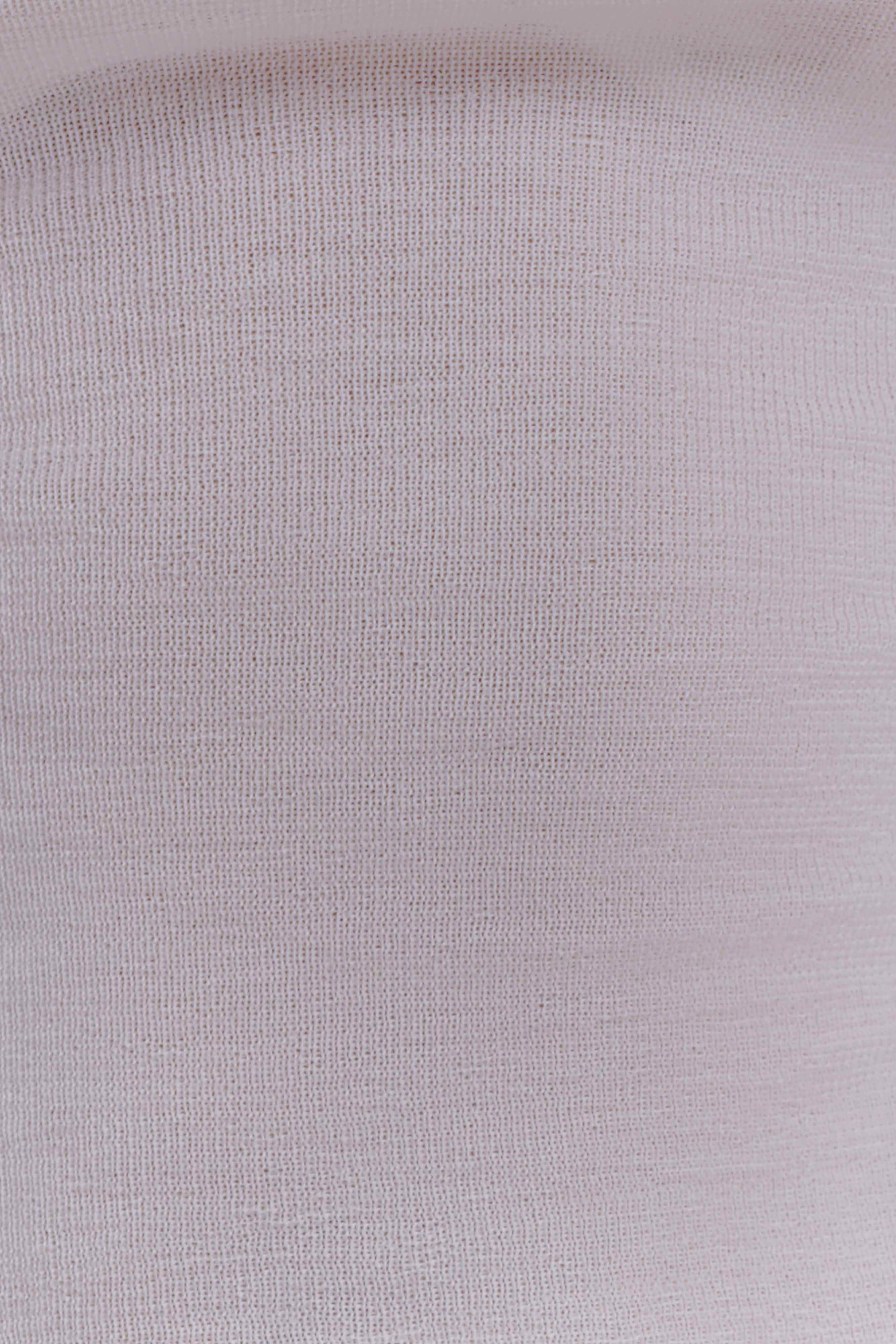 Paedyn Merino Wool Ribbed Long Sleeve Top Ivory
