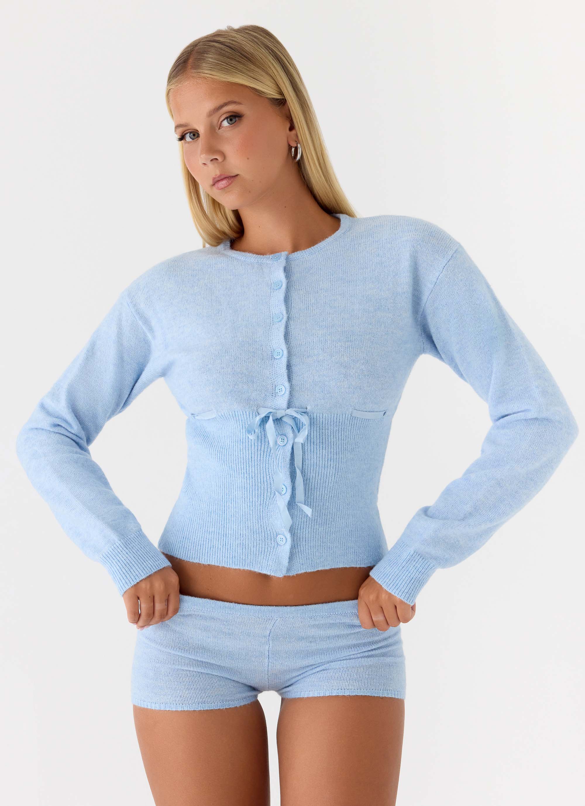 Evianna Mini Shorts Blue