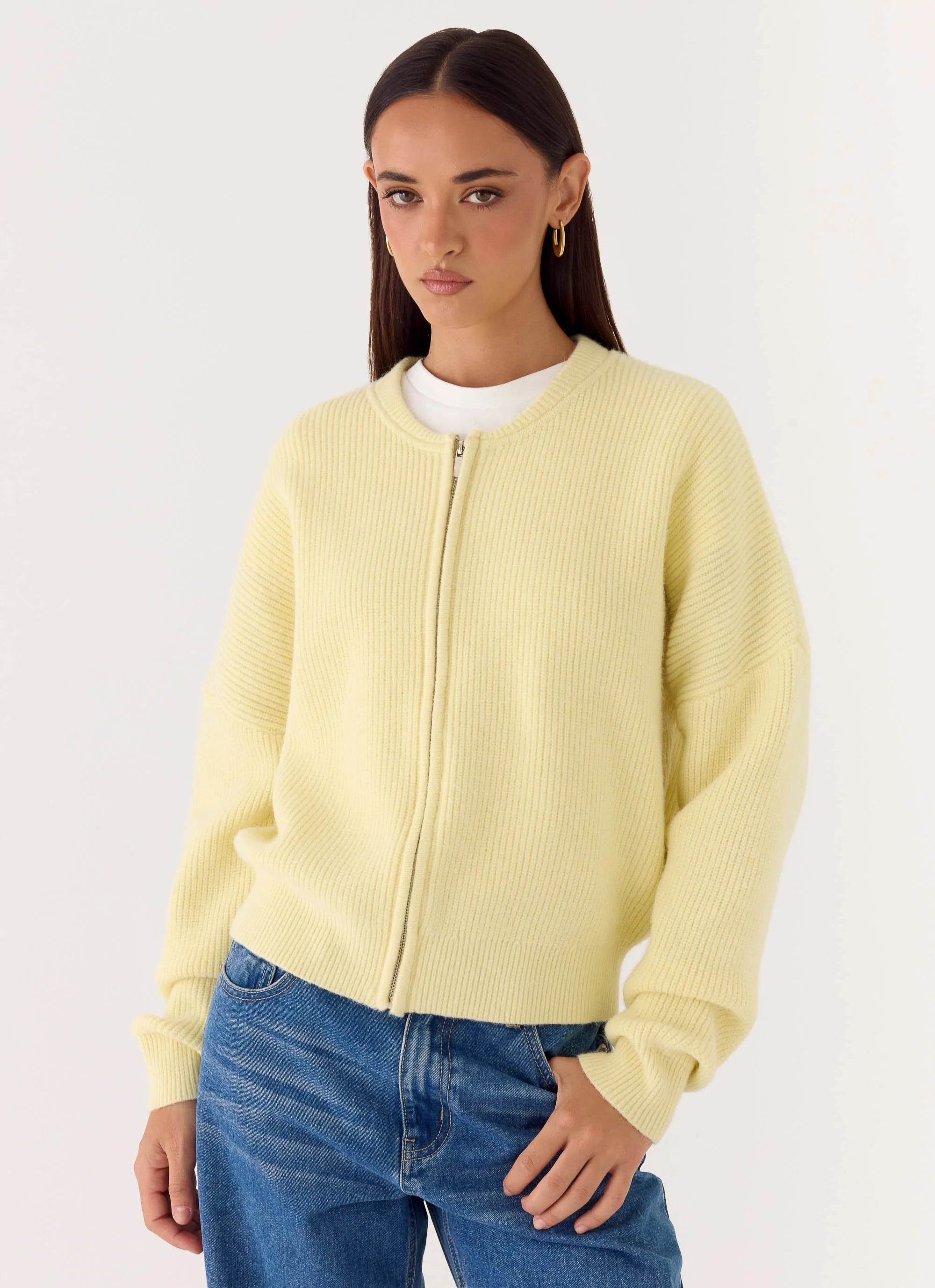 Codi Zip Jumper Yellow