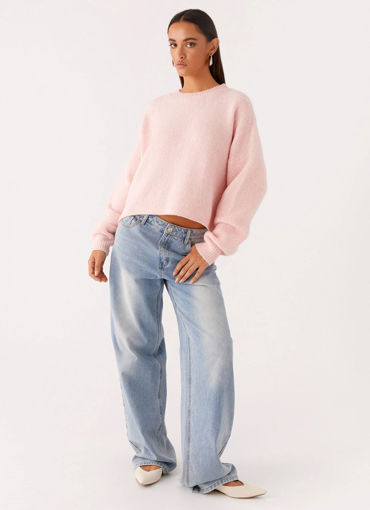 Lilah Knit Jumper Pink