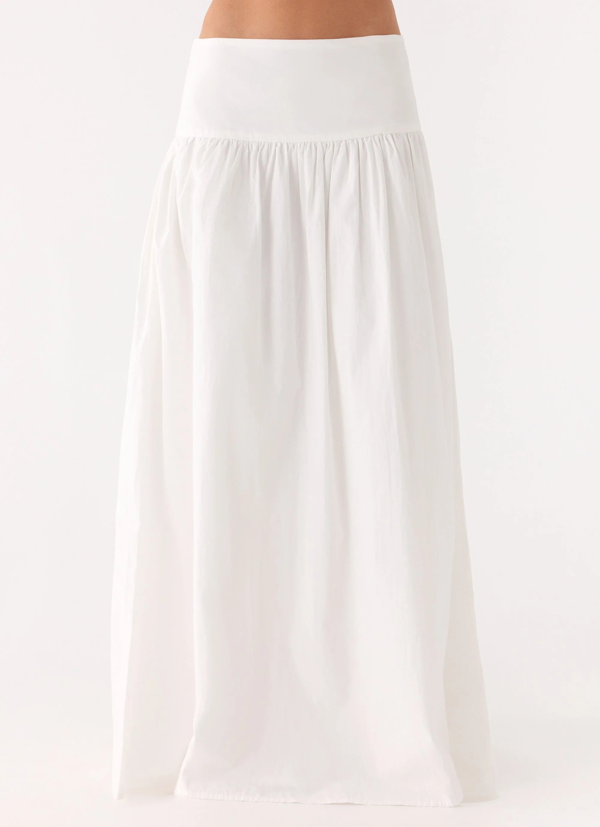 Jayne Maxi Skirt White