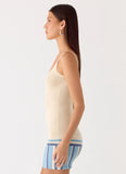 Lion Heart Knit Mini Dress Ivory