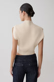 Niko Knit Oversized Top Ivory
