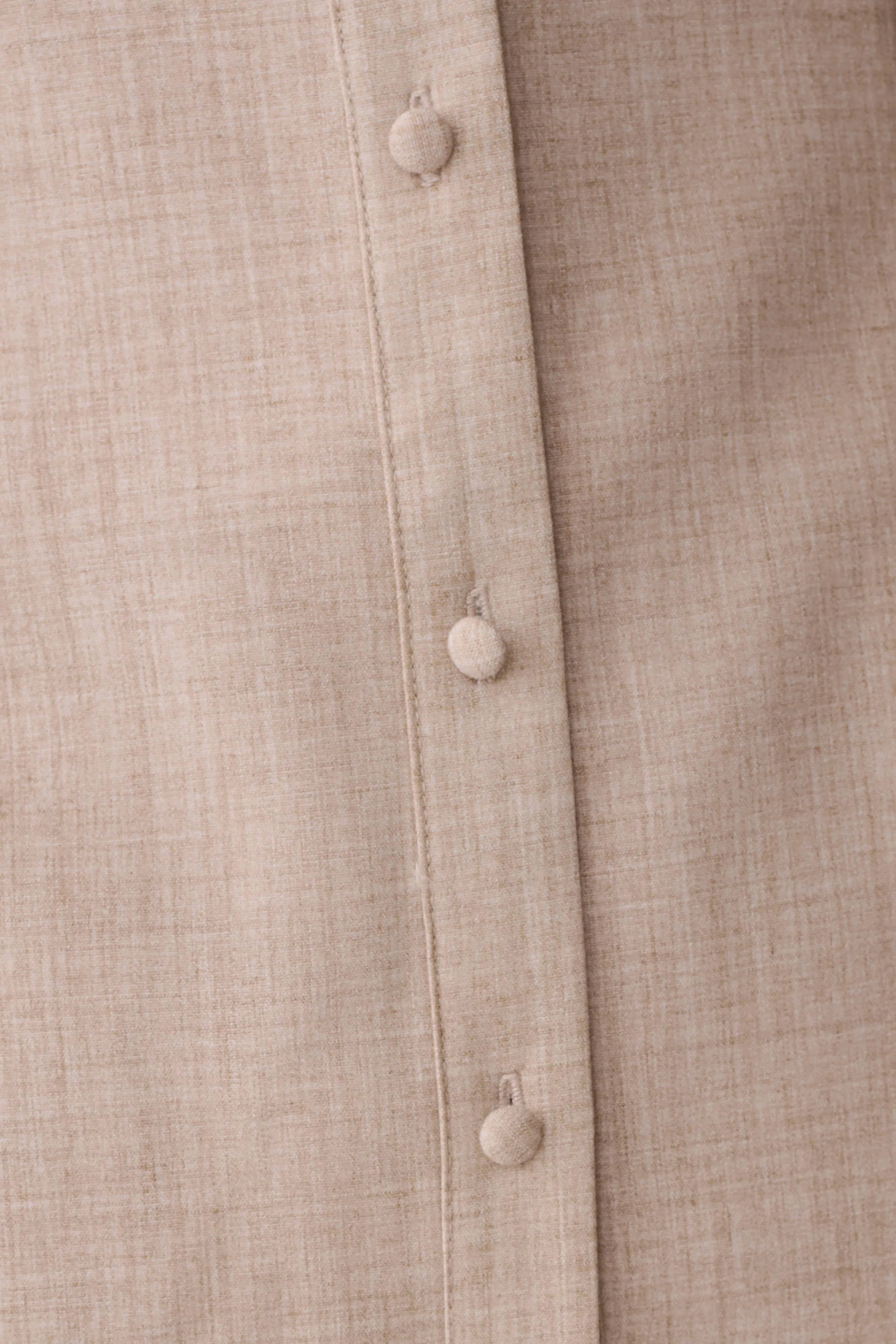Dorian Fitted Shirt Midi Dress Wheat Marle