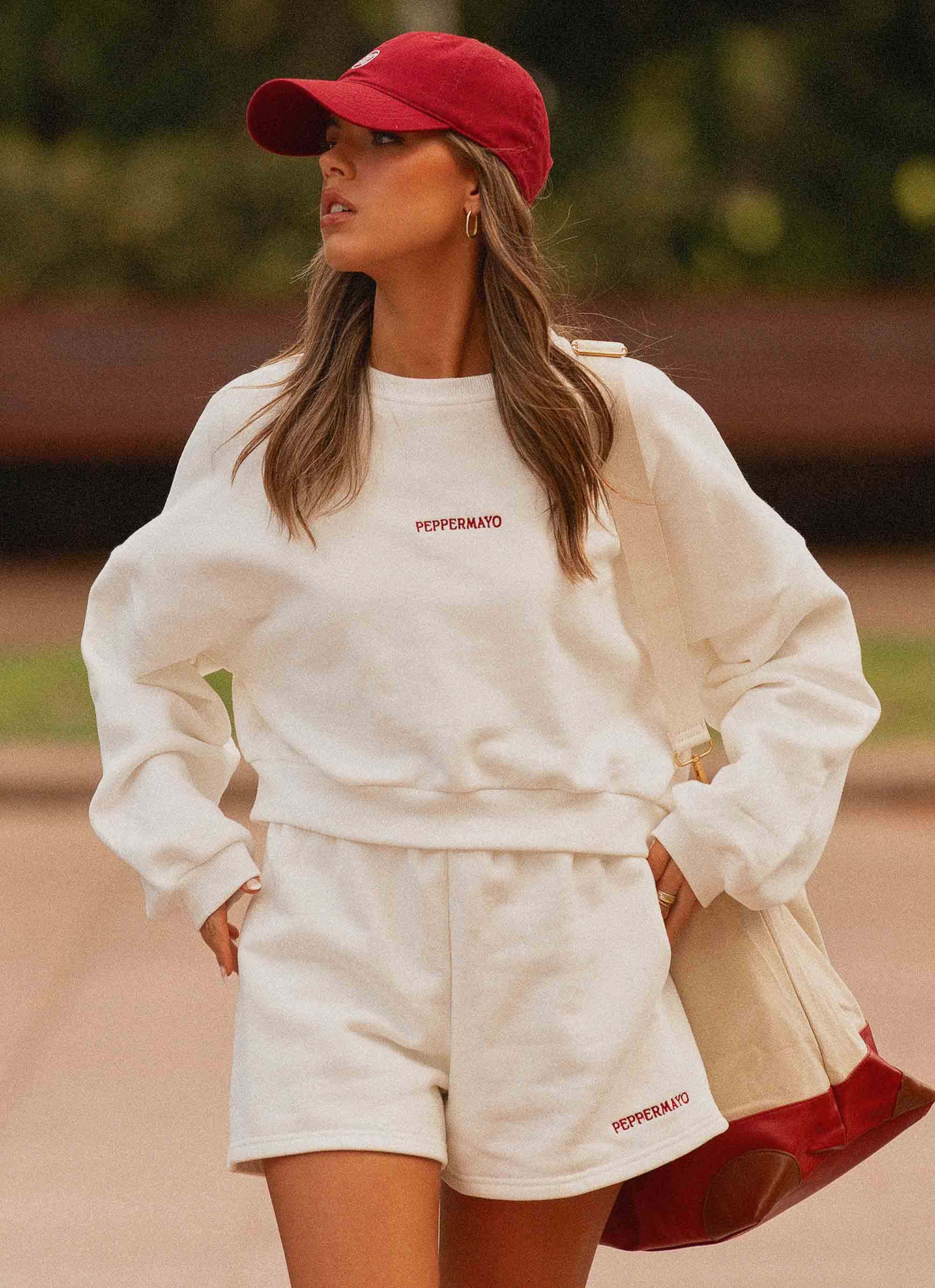 Signature Sweatshorts Ivory