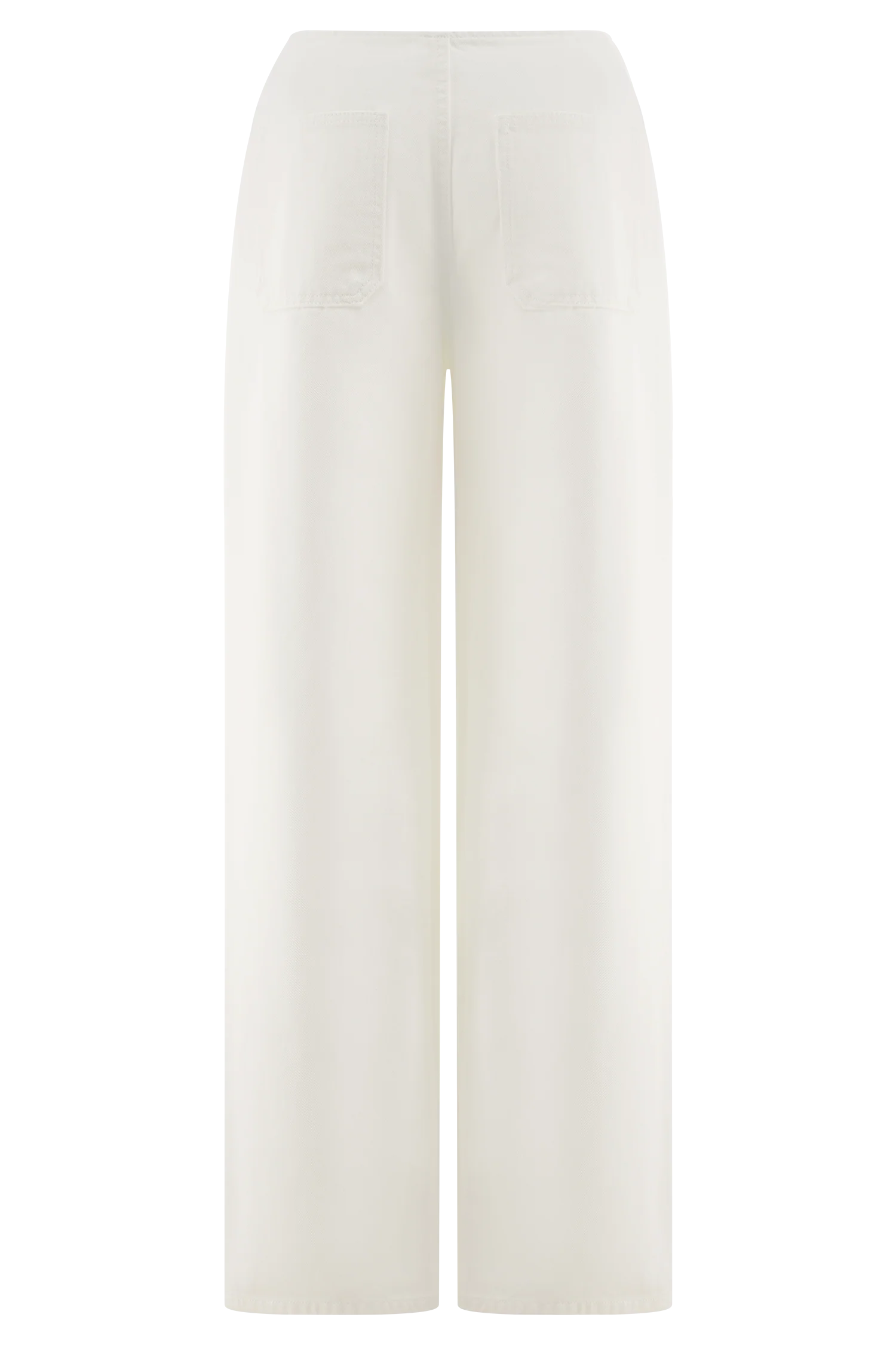 Caitlin Mid Rise Denim Jeans White