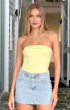 Siletto Star Light Wash Denim Low Rise Mini Skirt