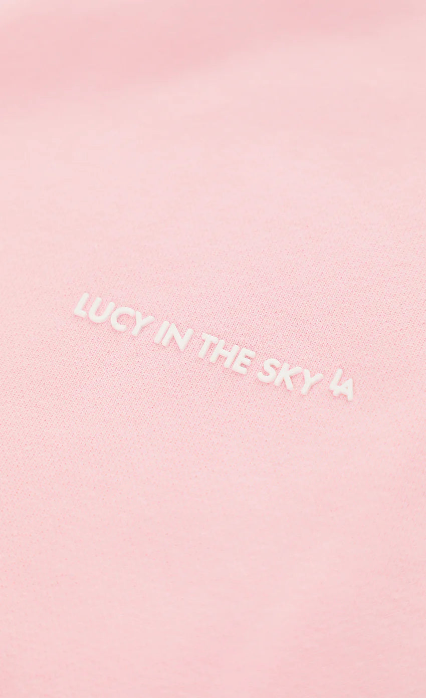 Quarter Zip Up Jumper in Pink