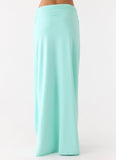Elisabetta Maxi Skirt - Aqua