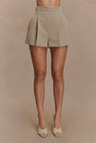 Alden High Waisted Short Pebble