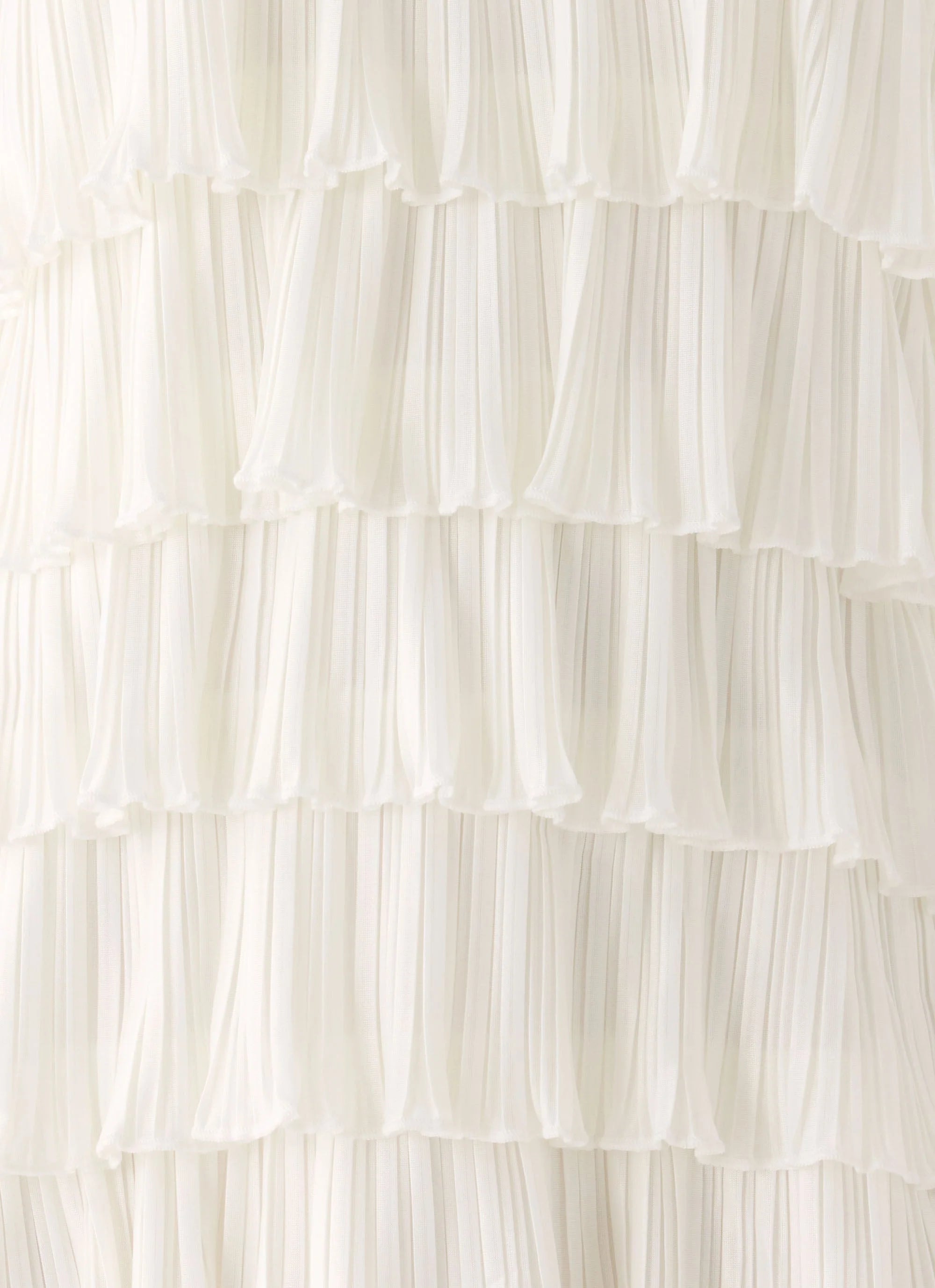 Lunar Bloom Mini Dress - Ivory