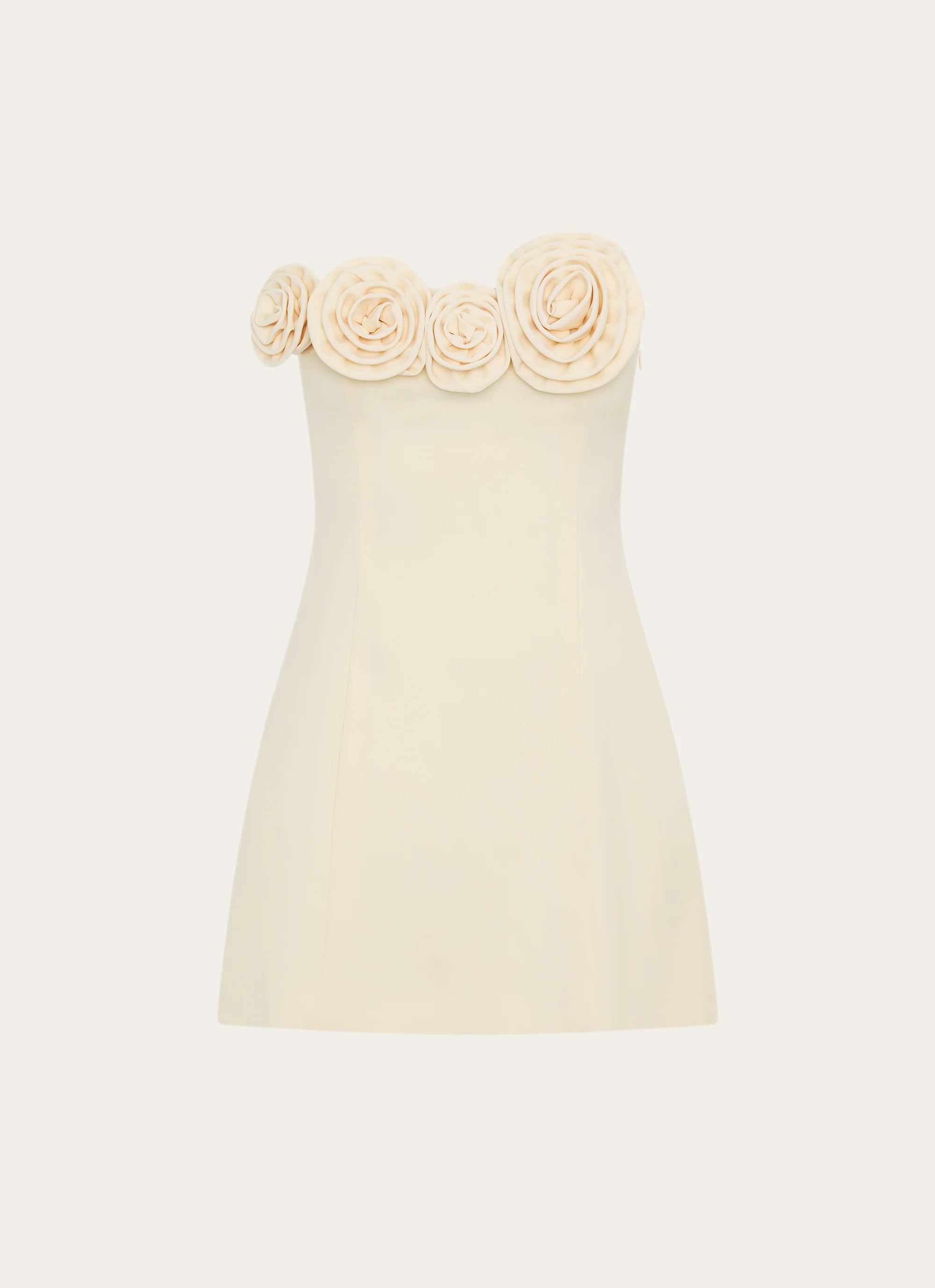 Patsie Strapless Mini Dress Yellow