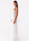 Lolita Lace Maxi Dress Ivory