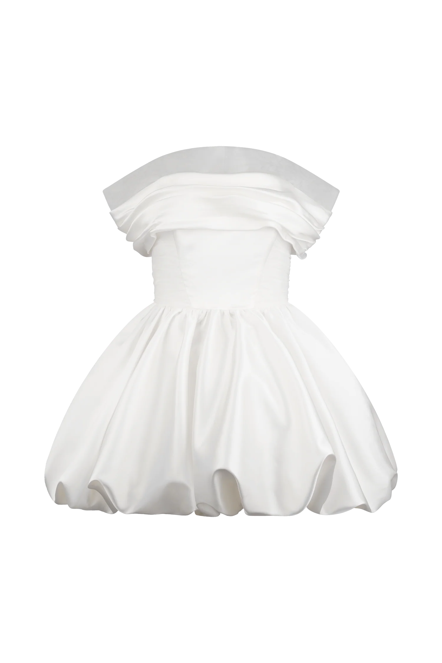 Lauretta Off Shoulder Mini Dress White