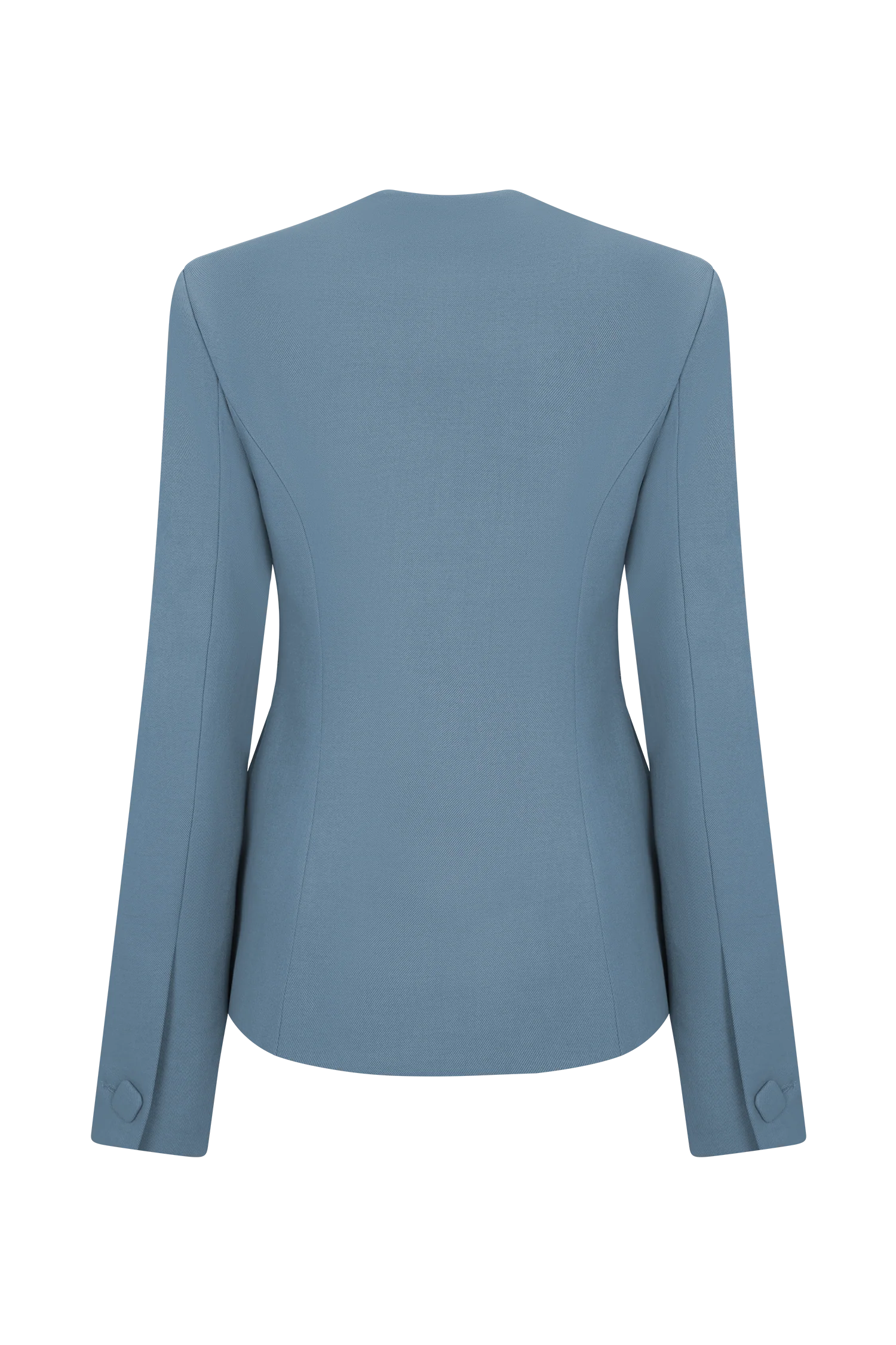Christel Suiting Fitted Blazer Ocean Blue