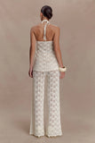 Glinda Crochet Pants Ivory