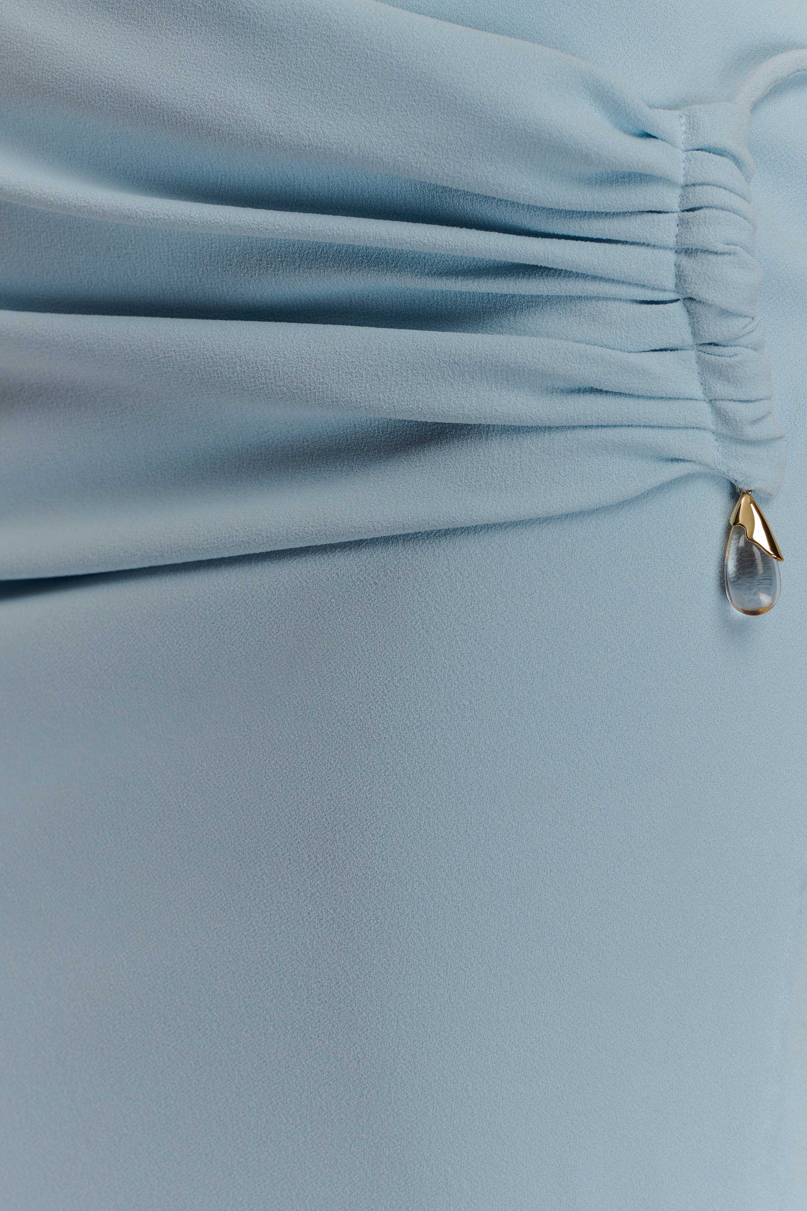 Lalia Teardrop Maxi Dress Powder Blue