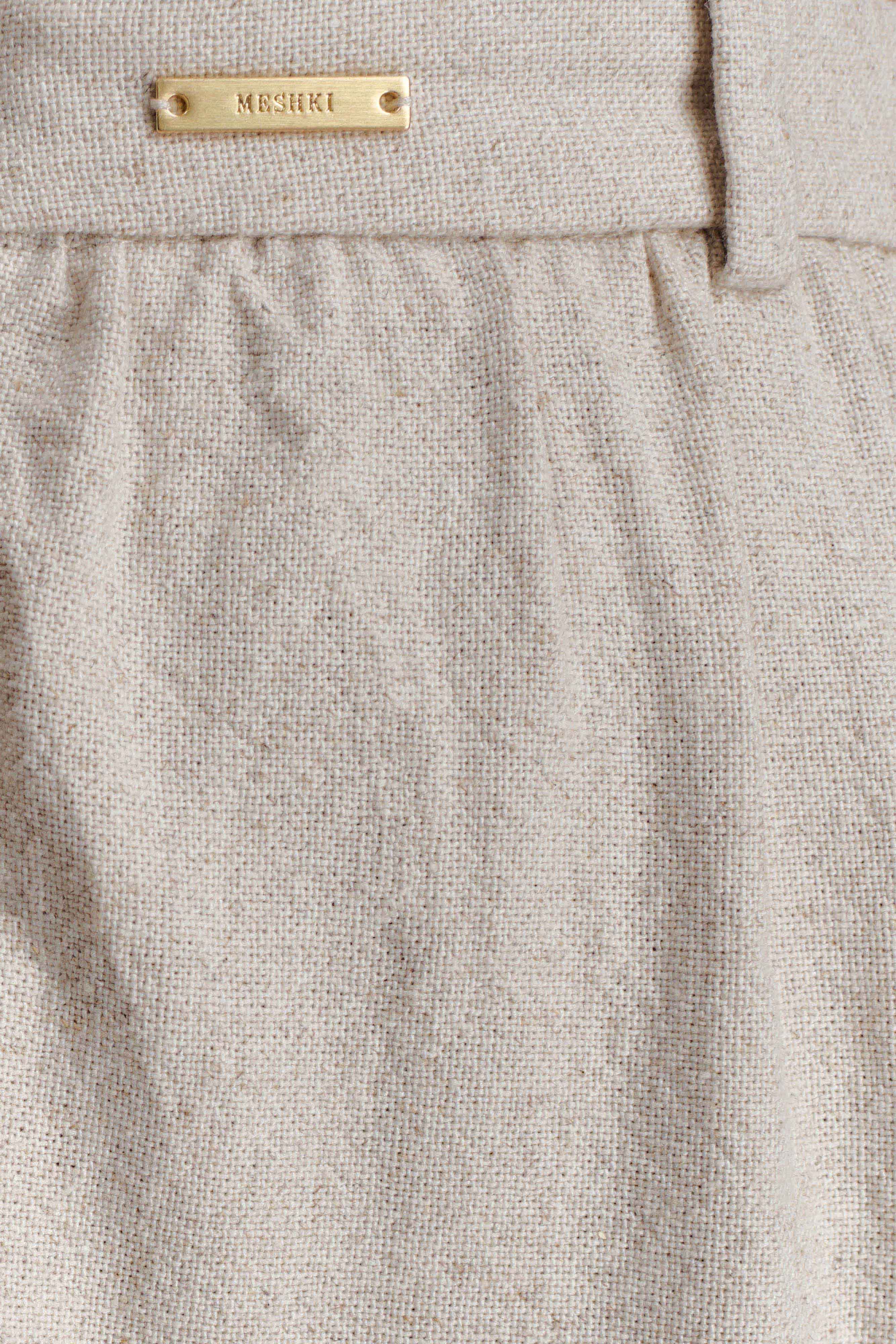 Gabby Straight Leg Linen Pants Natural