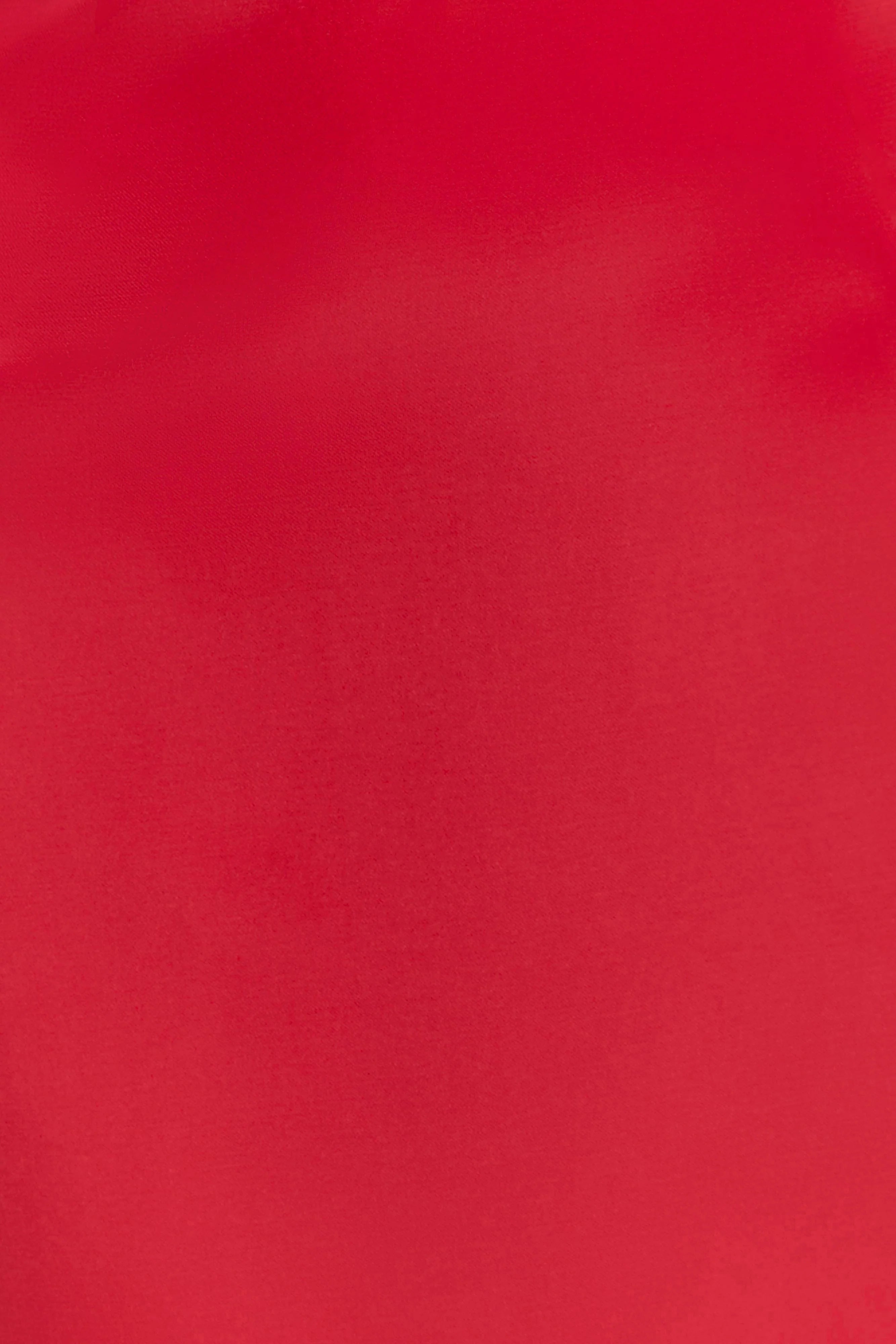 Ophelia Peplum Satin Maxi Dress Red