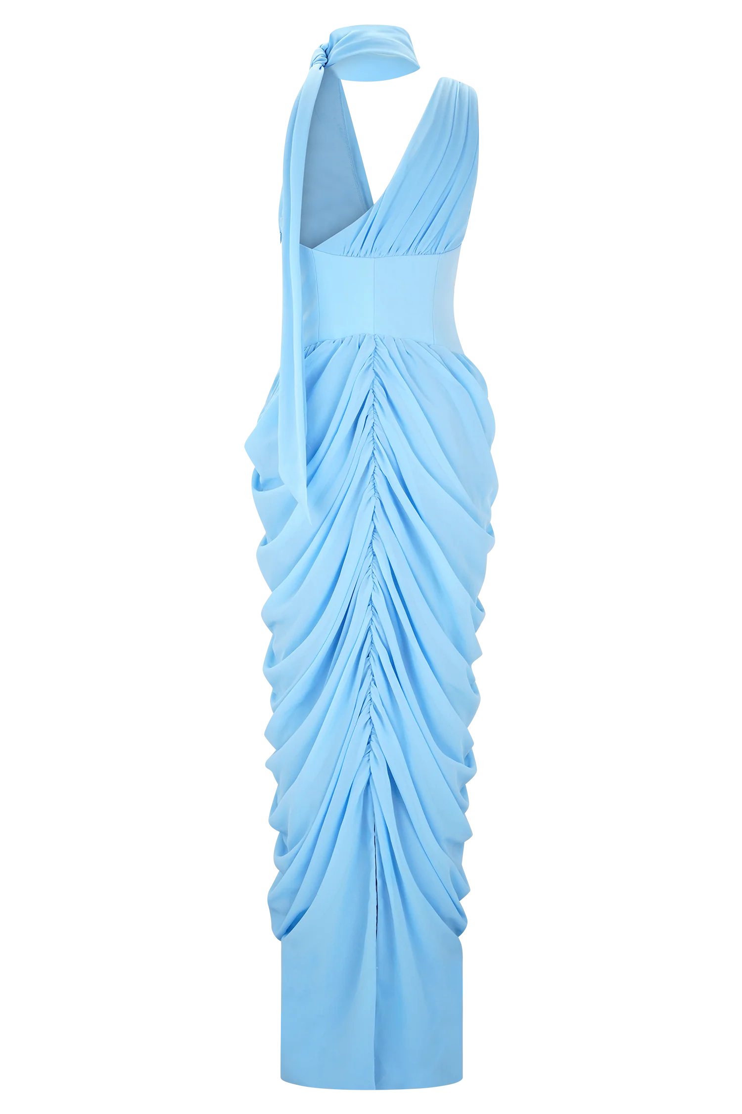 Alex Chiffon Maxi Dress Blue