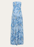 Eden Strapless Maxi Dress Opulent Blue