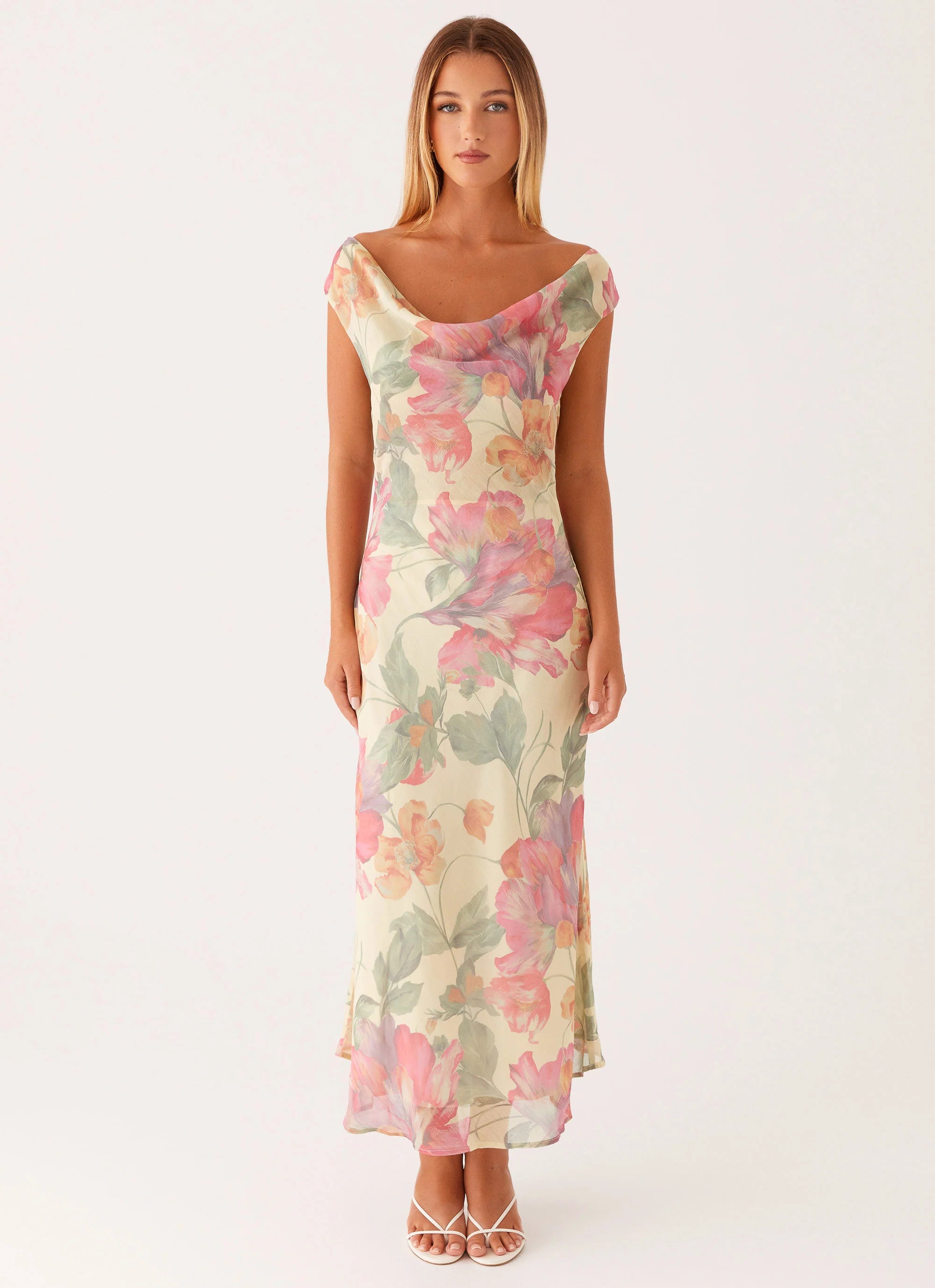 Role Model Maxi Dress Yellow Peony