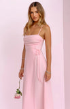 Flossie Pink Sleeveless Prom Dress