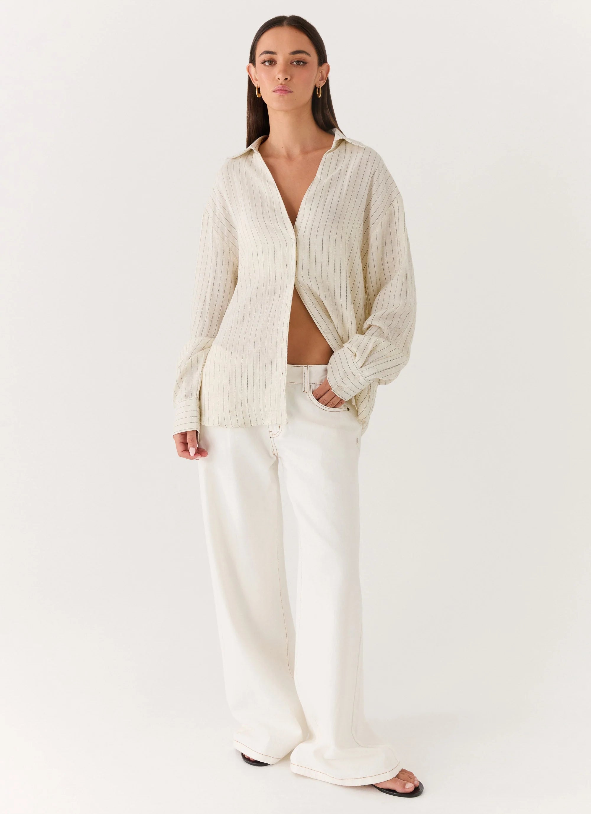 Alessio Shirt Desert Stripe