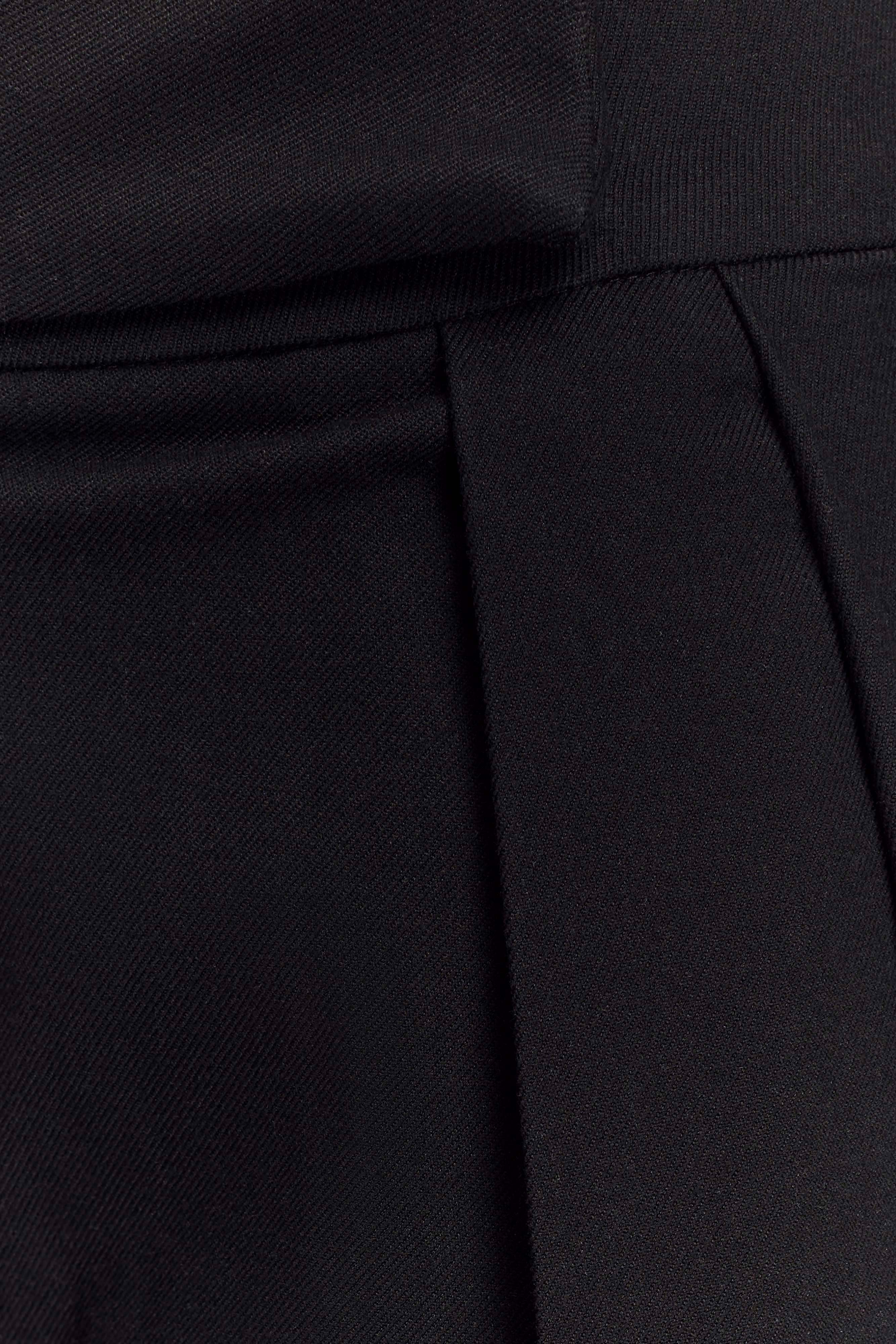 Penelope Pleated High Waisted Pants Black