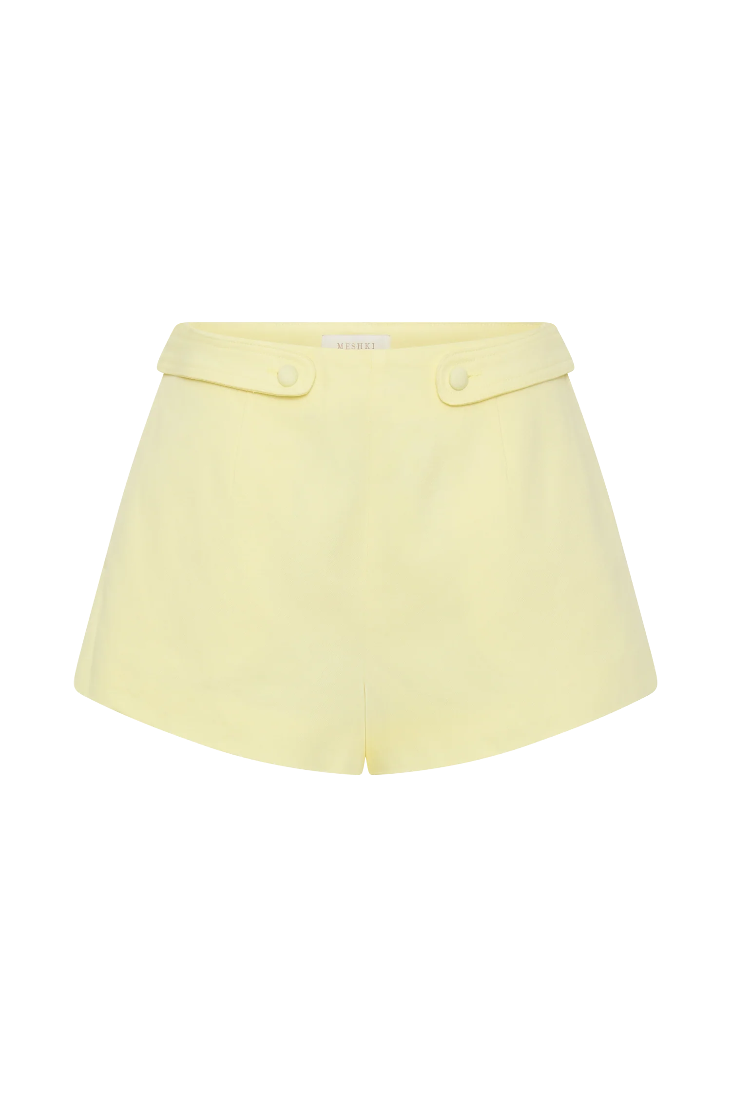 Josephine Cotton Shorts With Waistbands Lemon