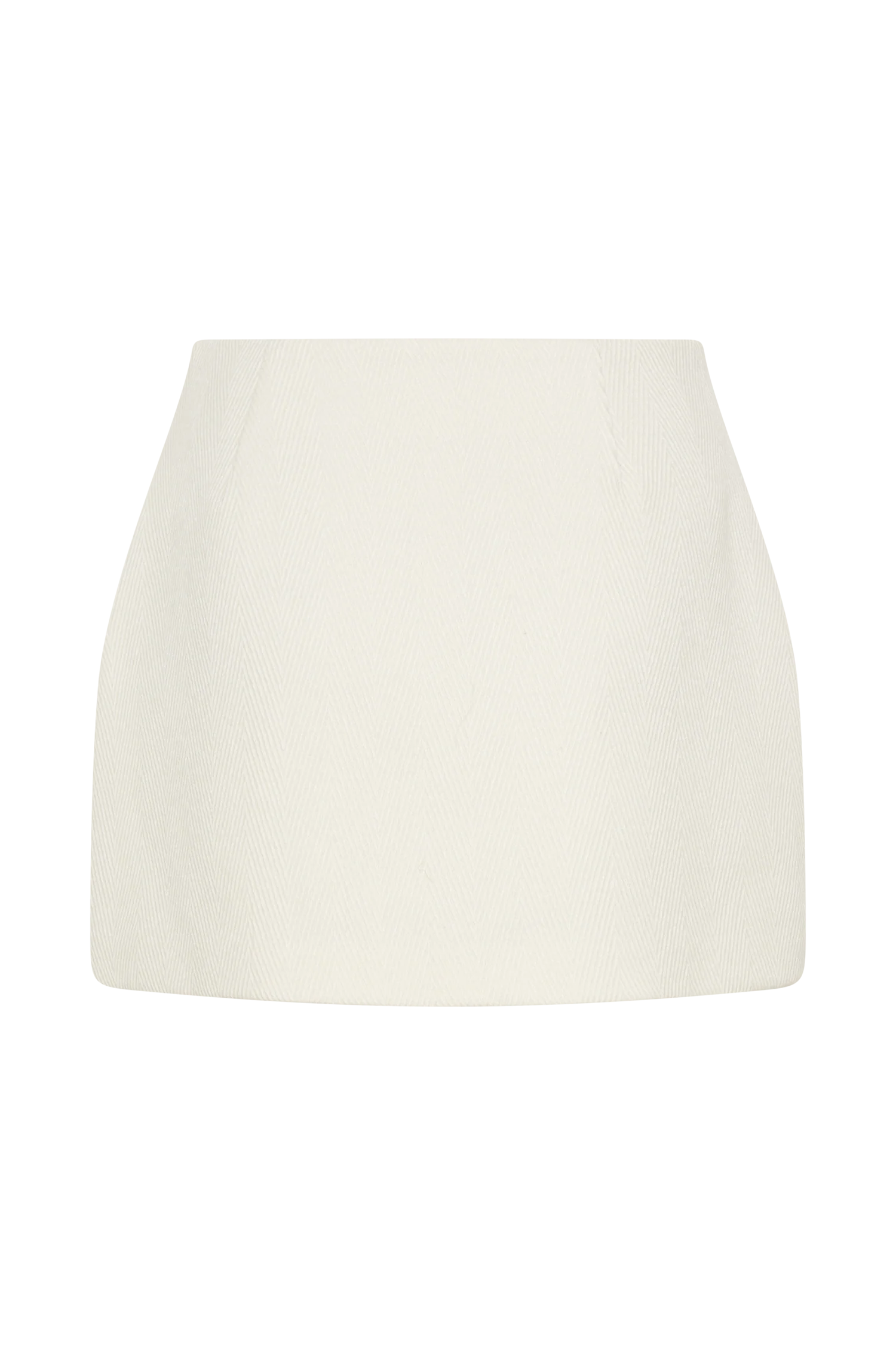 Elara Suiting Mini Skirt Ivory
