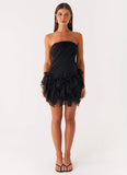 Arabian Nights Mini Dress Black