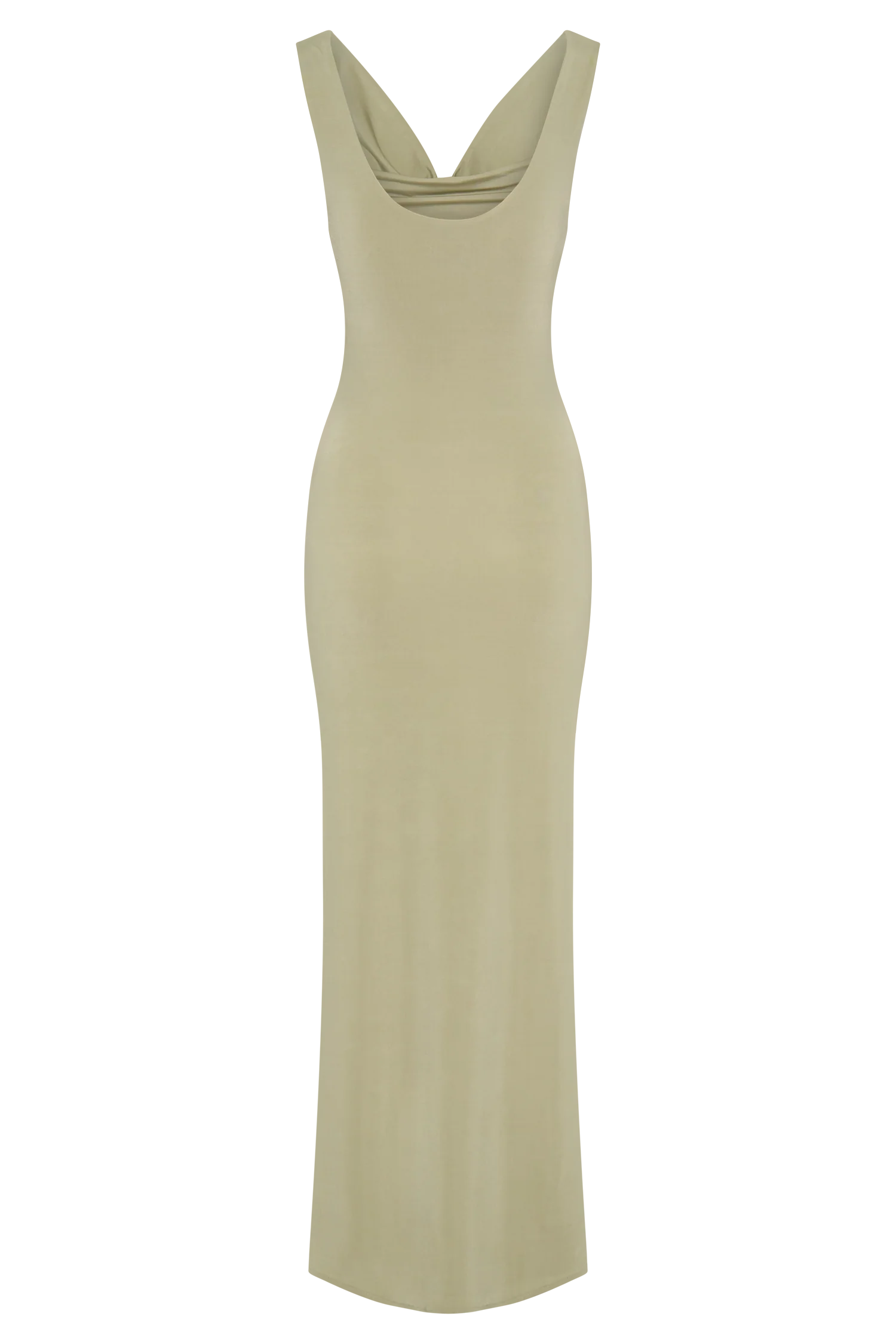 Marta Slinky Cowl Maxi Dress Sage