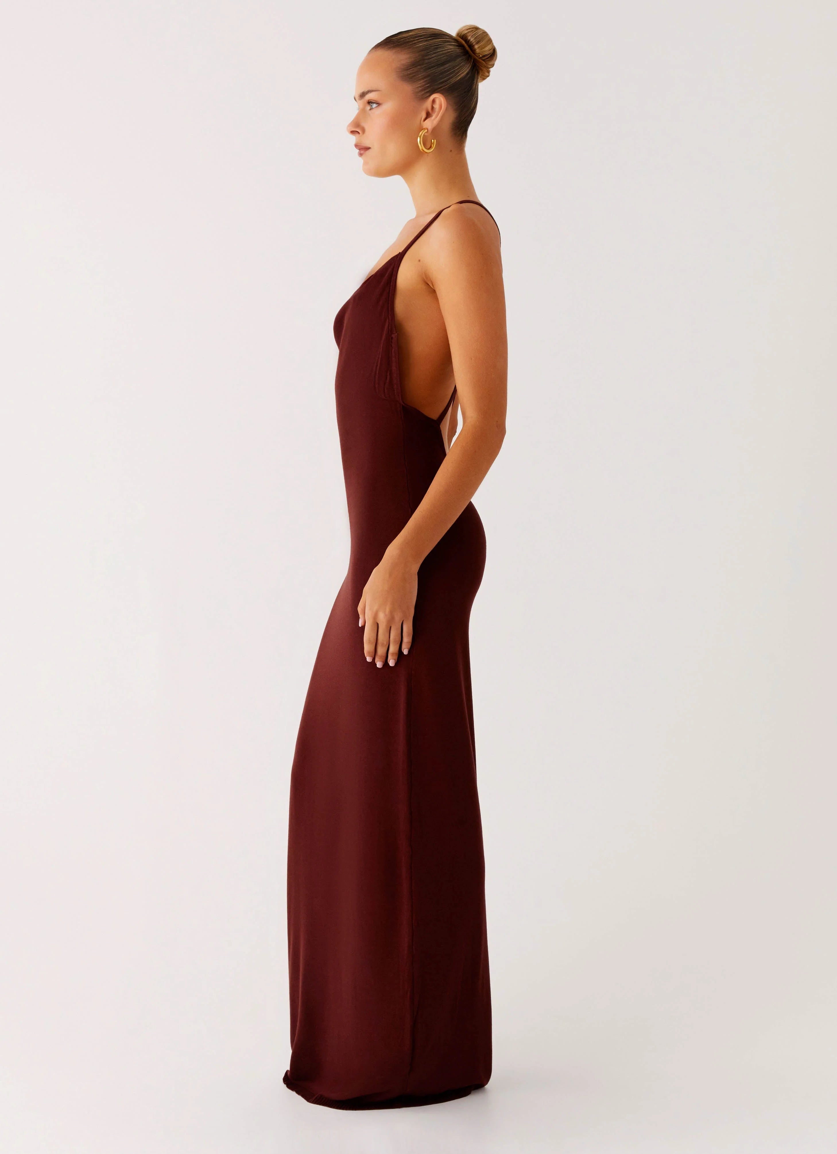 Nomad Muse Maxi Dress Chocolate