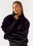 Naylor Faux Fur Jacket Black