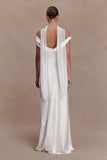 Marla Chiffon Scarf Ivory