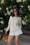 Arnie White Polka Dot Shorts