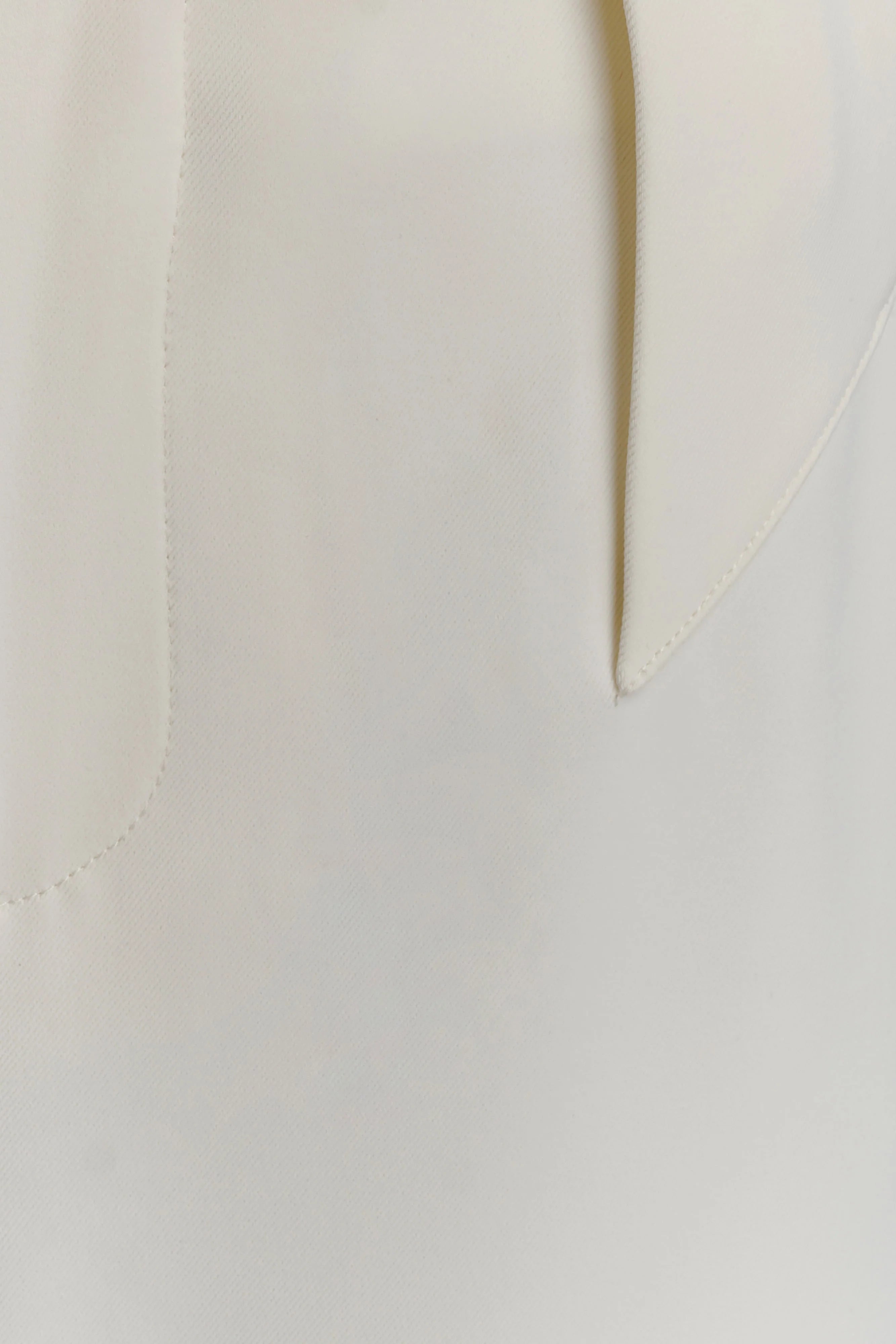 Arlo Wide Leg Suiting Trouser Ivory