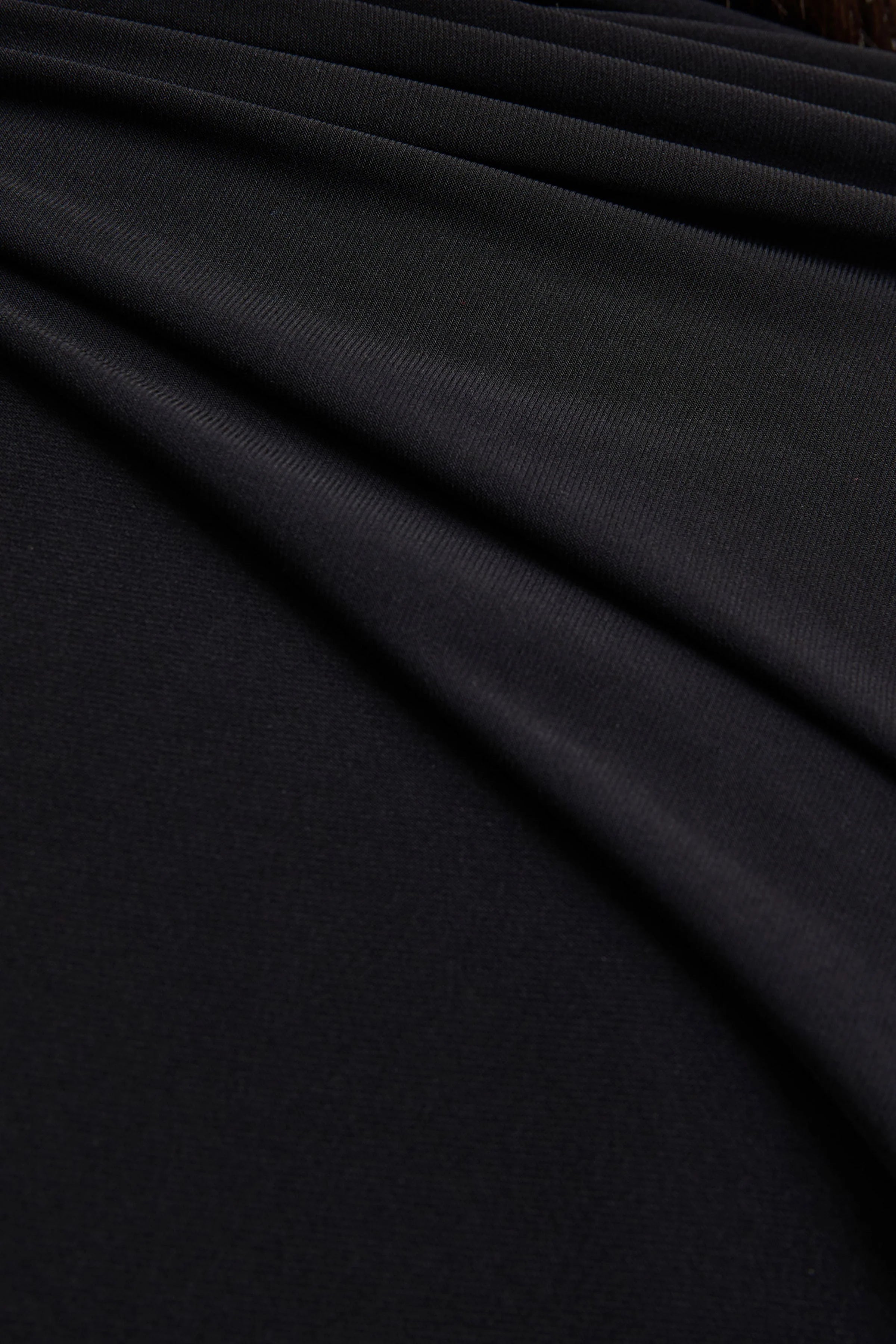 Seema Black High Neck Jumpsuit With Cape
