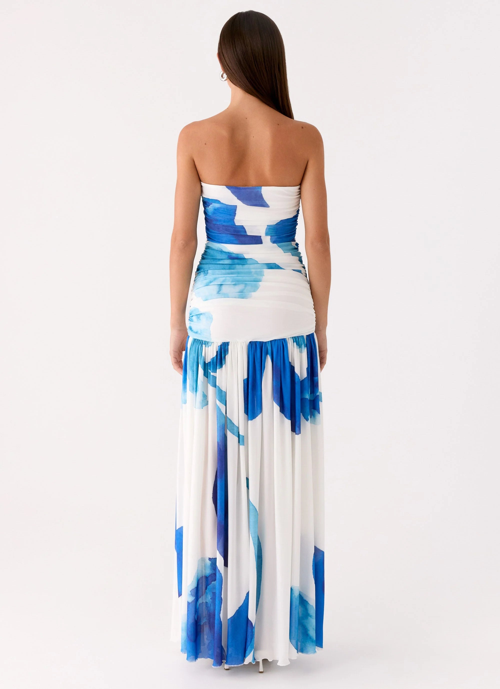 Laidee Maxi Dress Cerulean Bloom