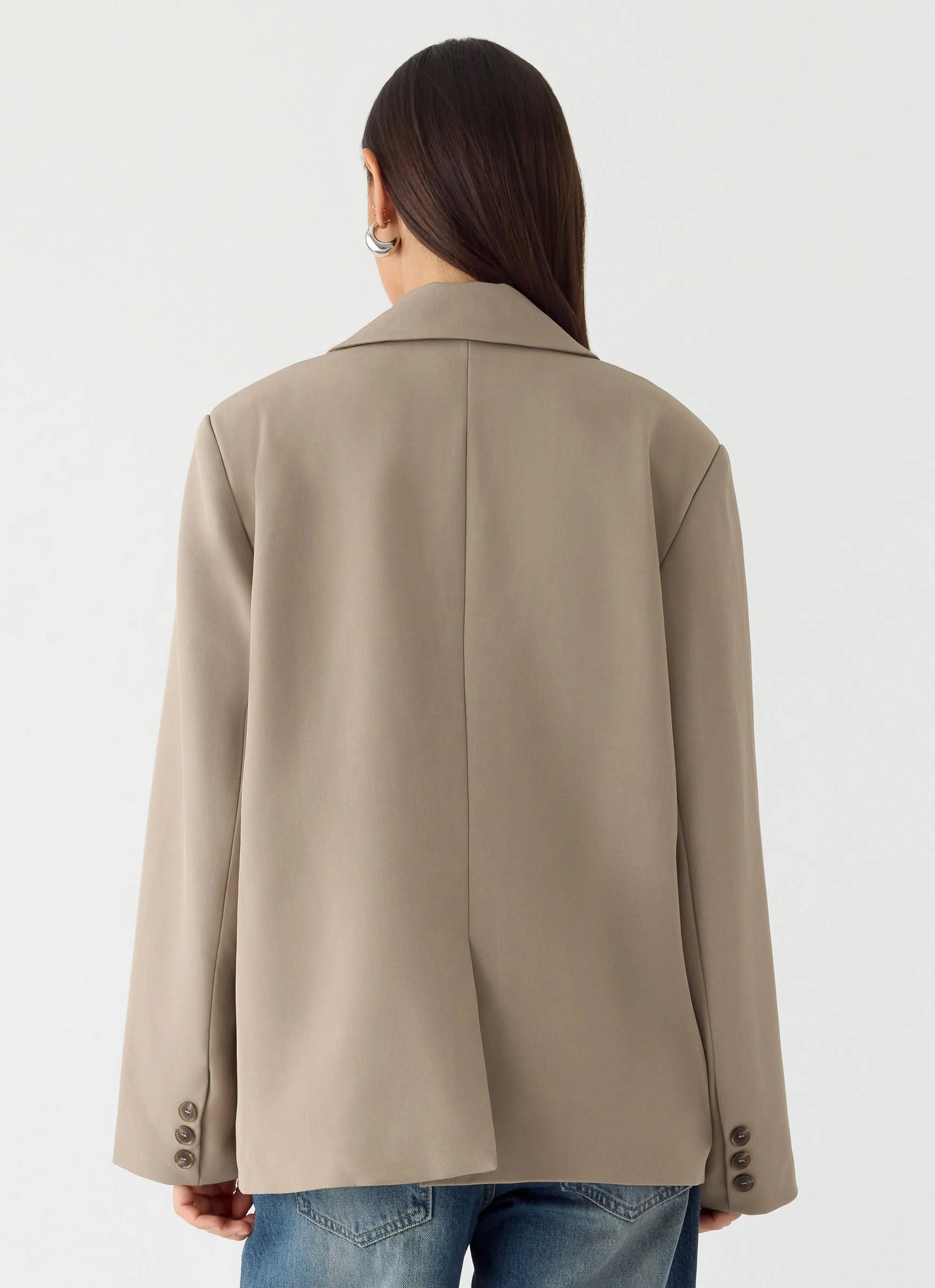 Sibel Blazer Warm Grey