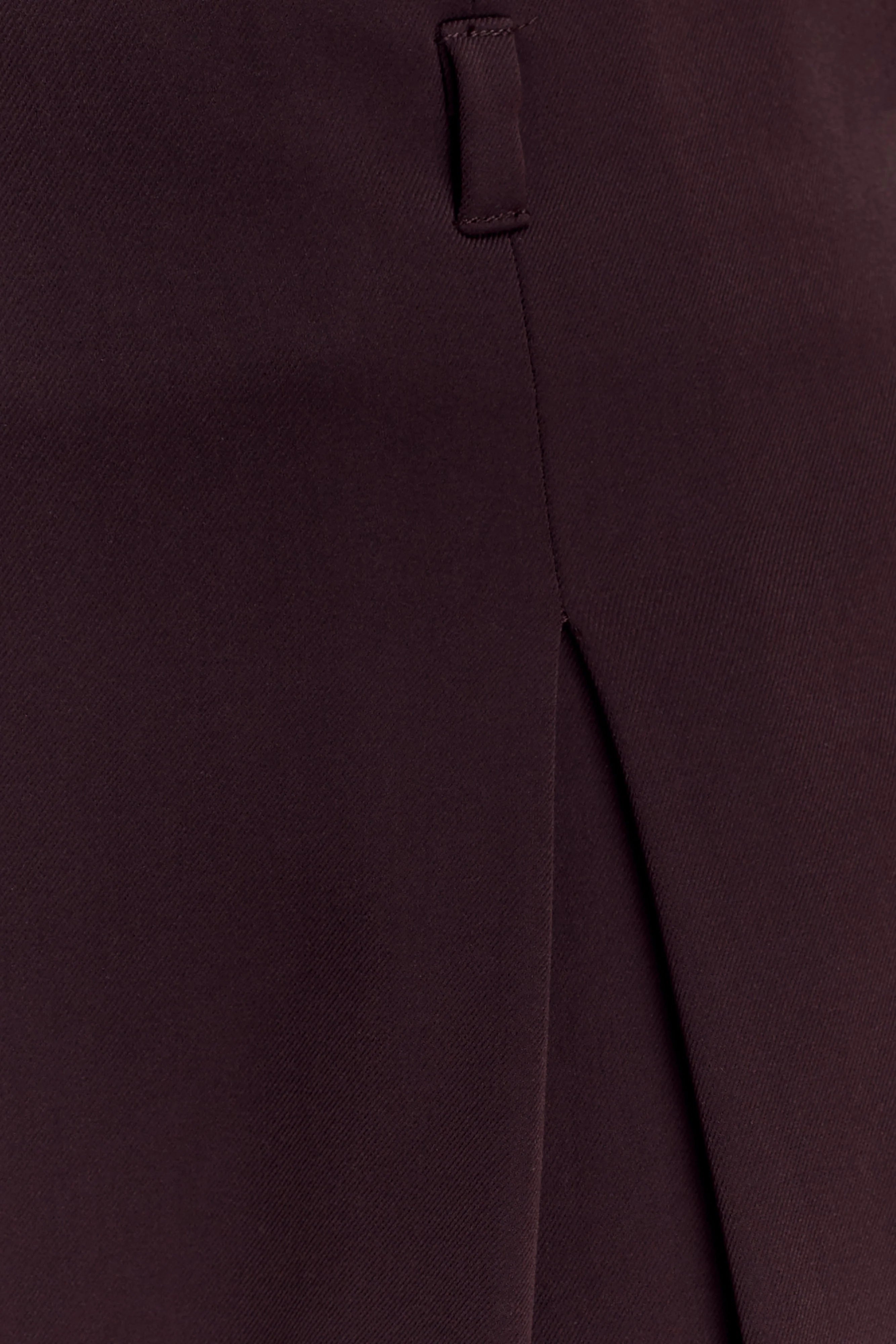 Simone Pleated Suiting Short Dark Chocolate