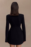 Michelle Cut Out Mini Dress Black