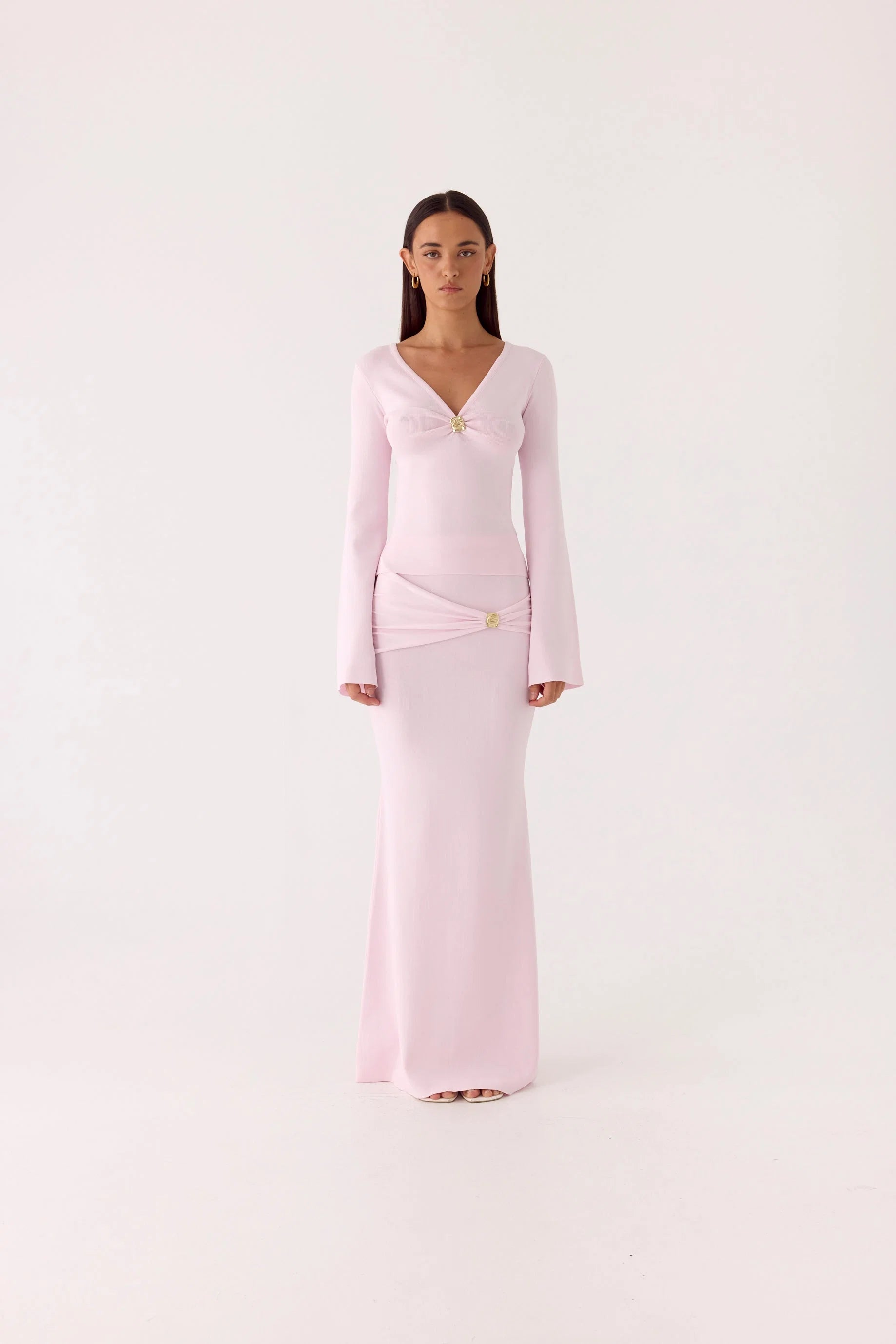 Colipso Long Sleeve Top Pink