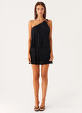 Makes Sense Mini Dress Black
