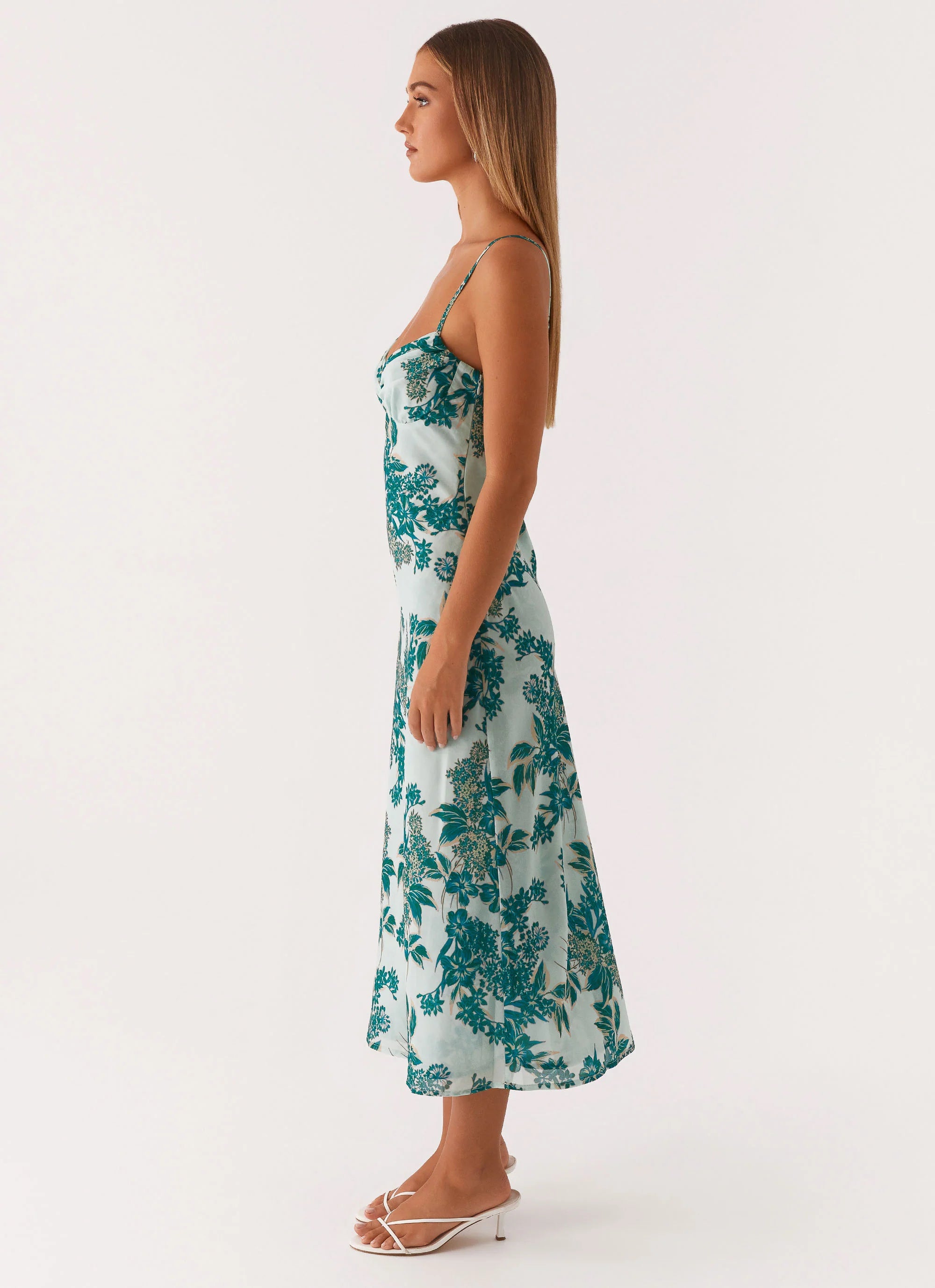 Love Song Midi Dress Cloud Nine Floral