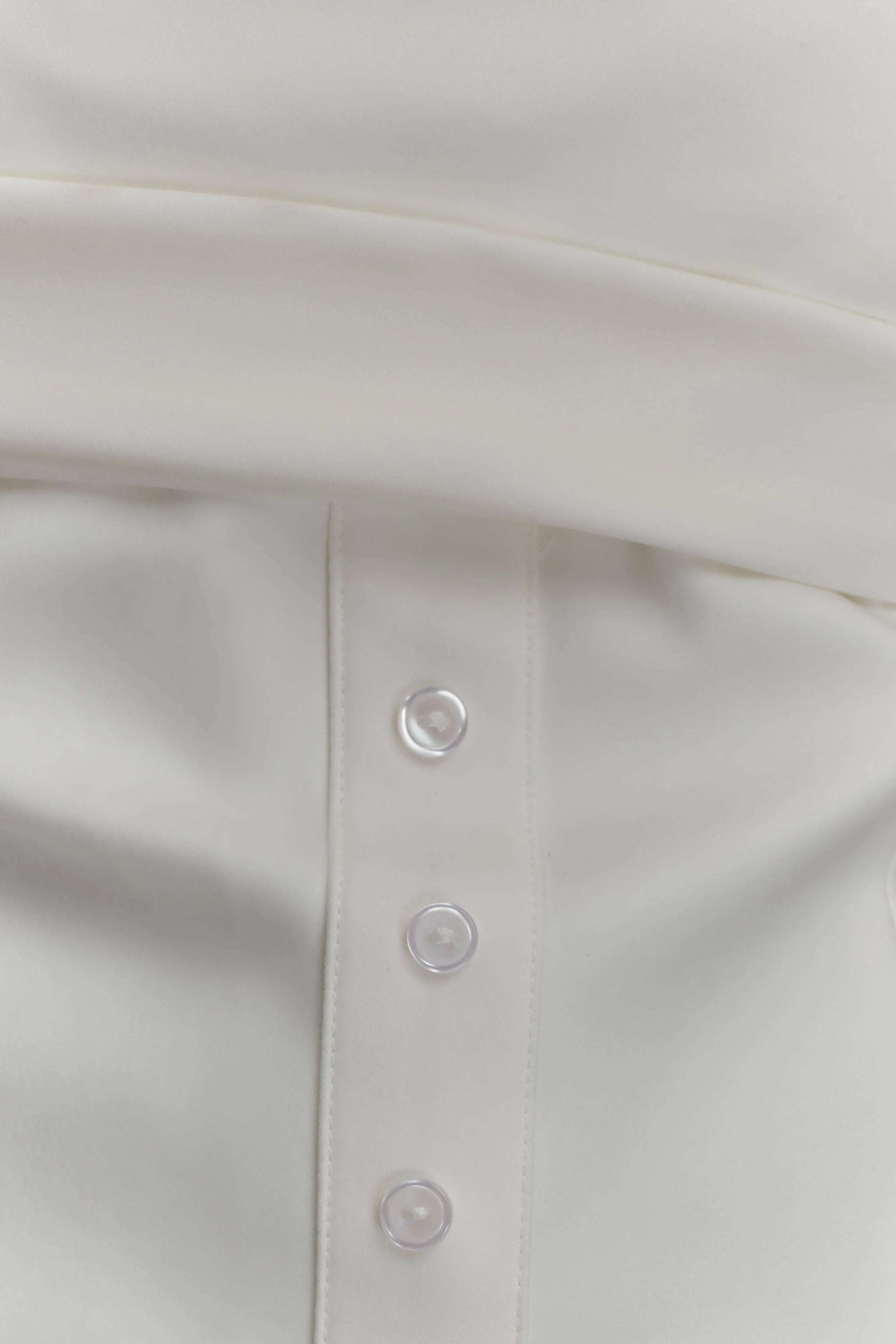 Zillah Strapless Cotton Top White