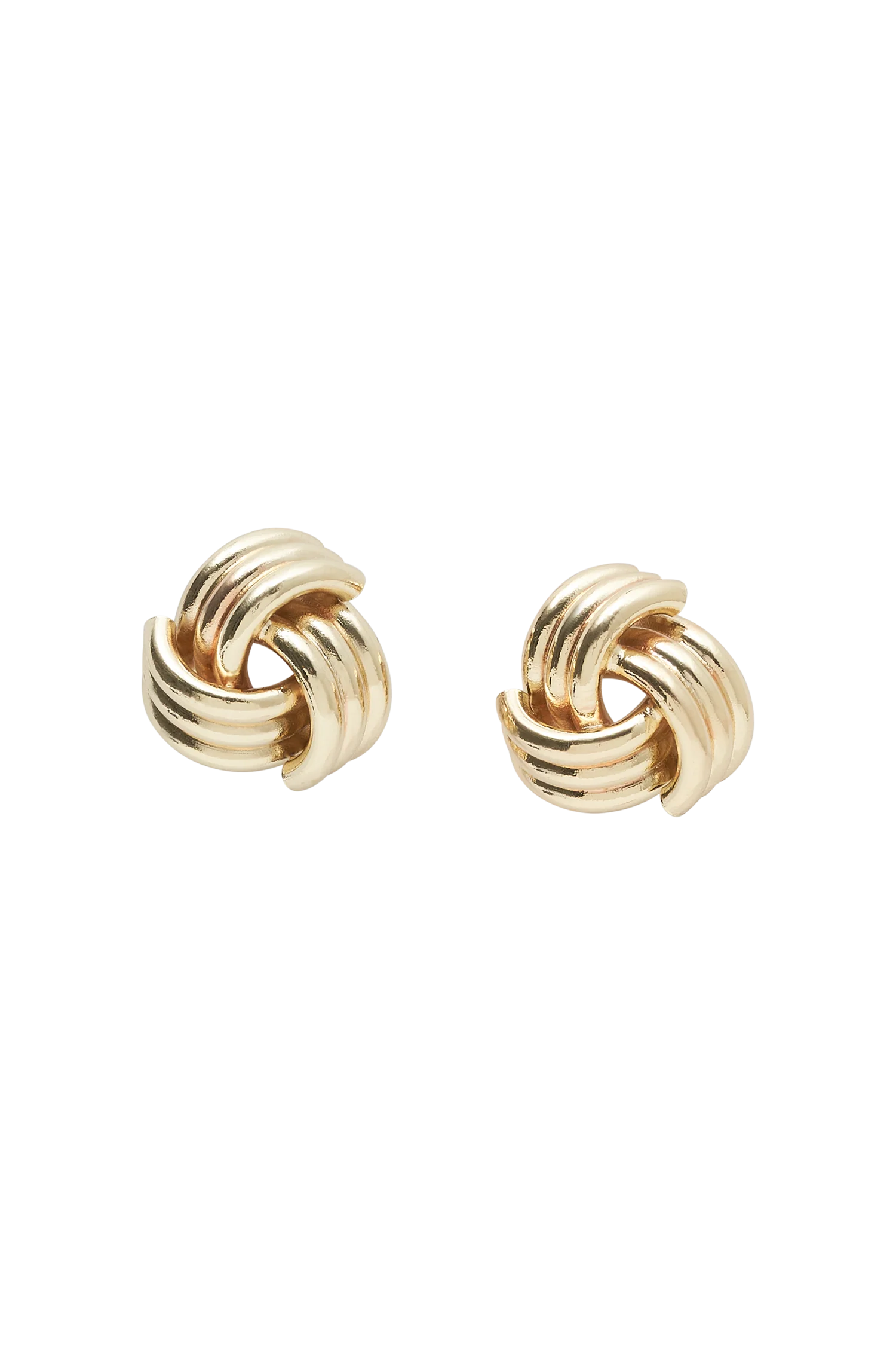 Rowan Knotted Earrings Gold