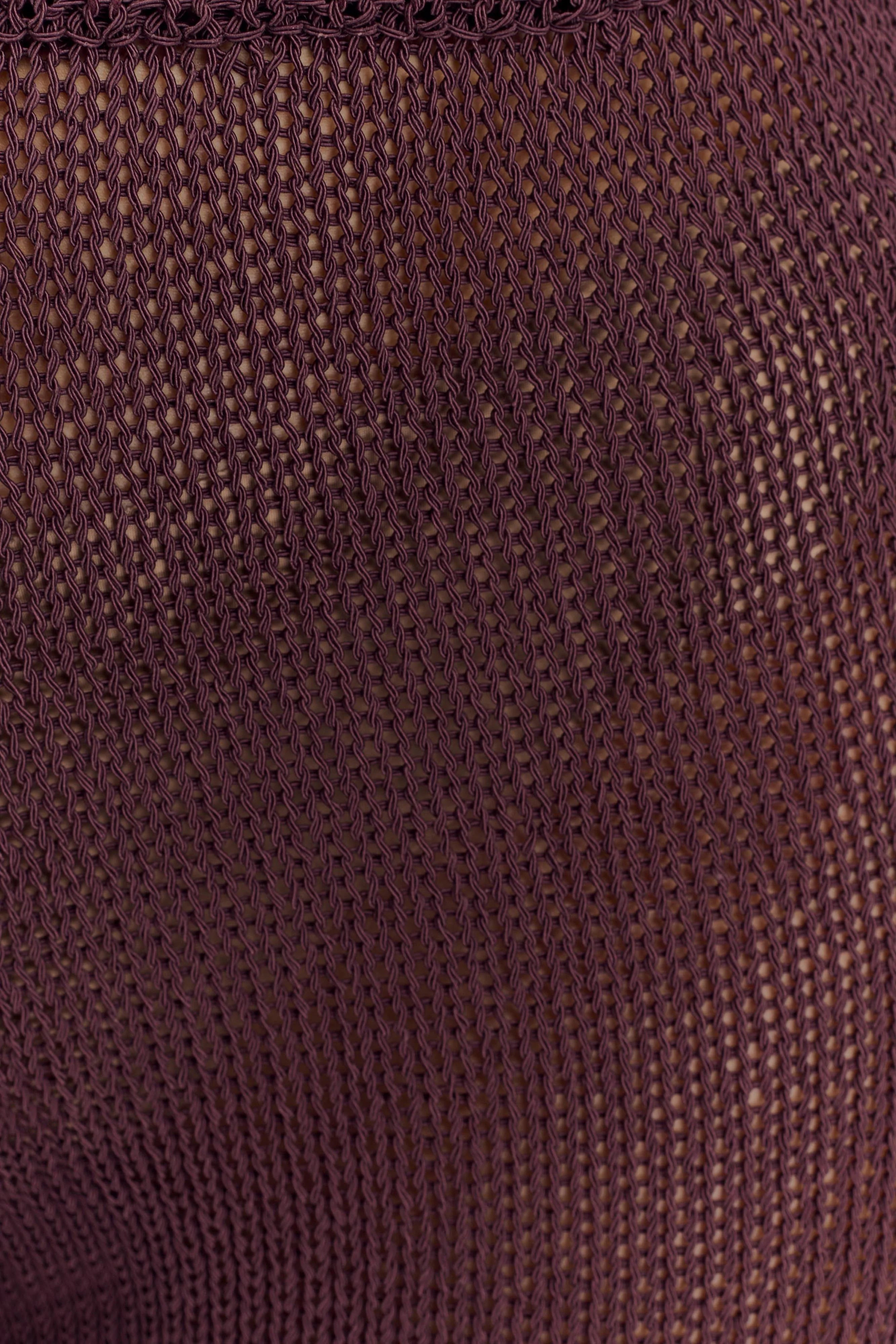 Malani Knit Top With Hardware Chocolate